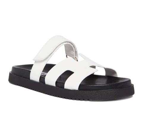 white hermes sandals dupe|More.